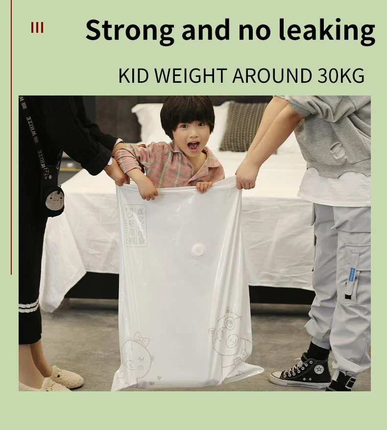 Многоразовый большой наматрасник дорожный Вакуумный Герметичный мешок для хранения одежды герметичный компрессионный одеяла