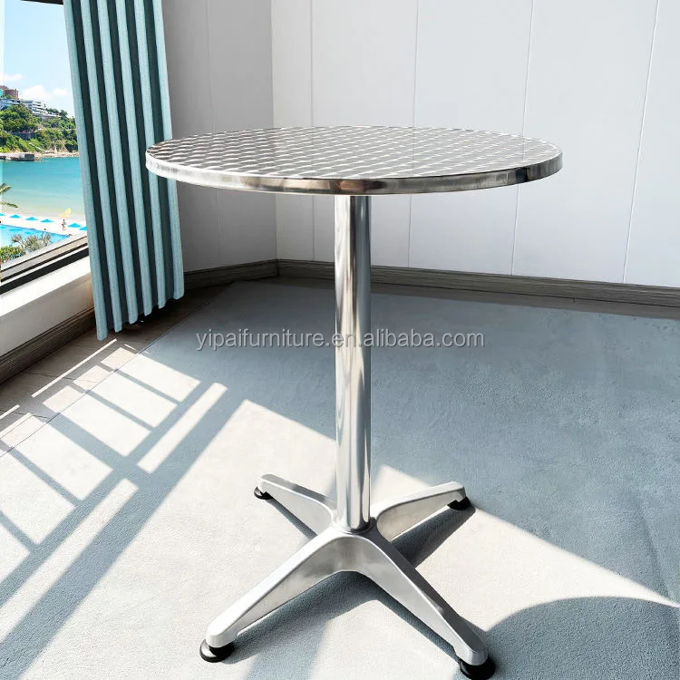New Modern Furniture Folding Square Table 60x70cm Modern Square Bistro Foldable Table coffee table and chairs set