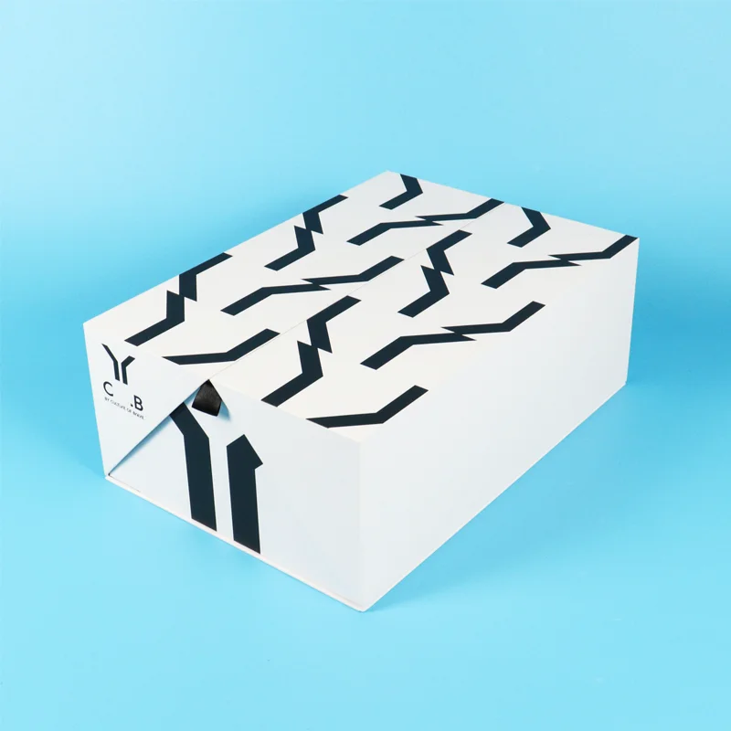 special design biodegradable elegant packaging en carton paperboard beauty products magnet cosmetic makeup package paper boxes