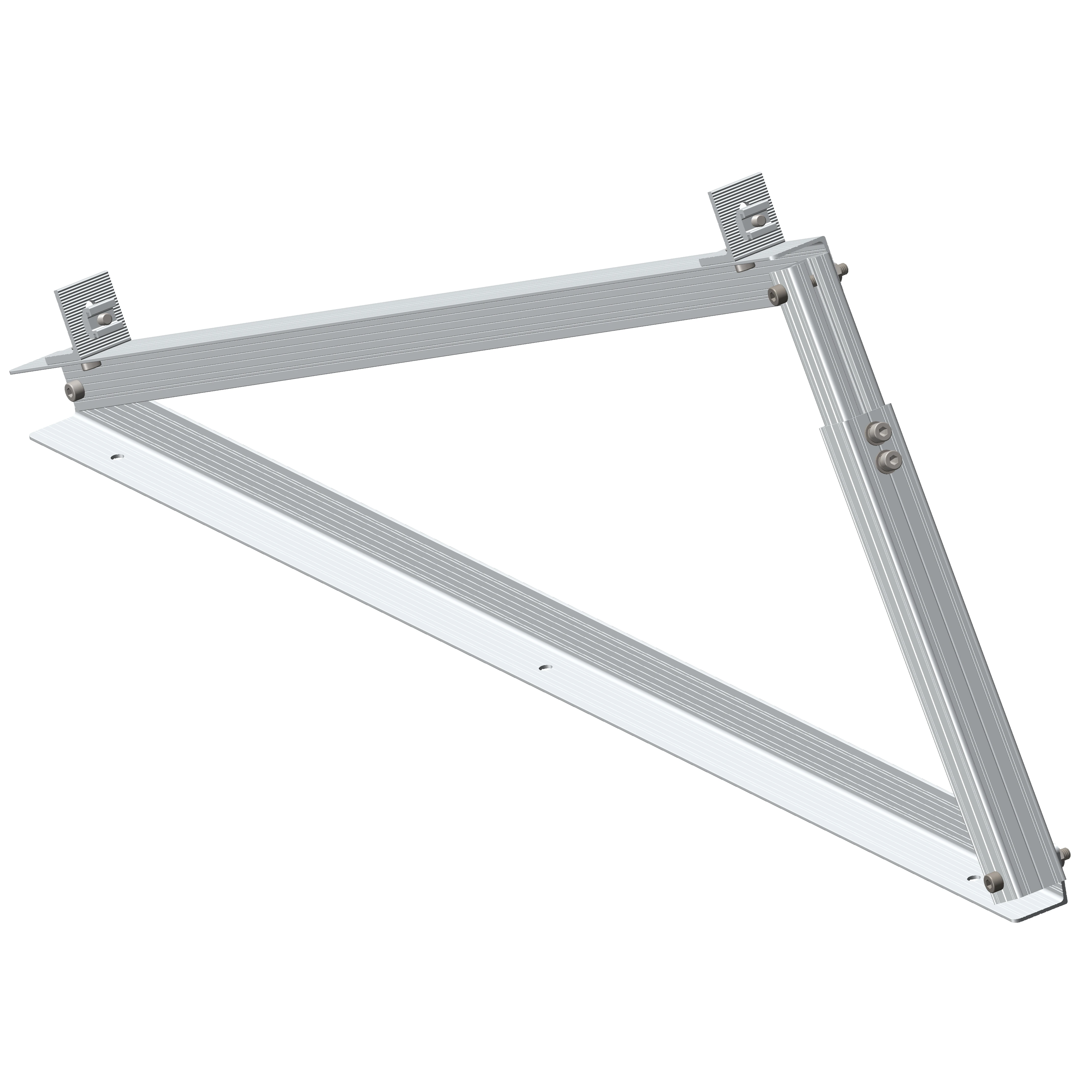 Solar Metal Roof Bracket PV Aluminium Mounting Kit triangle brackets ballasted mount