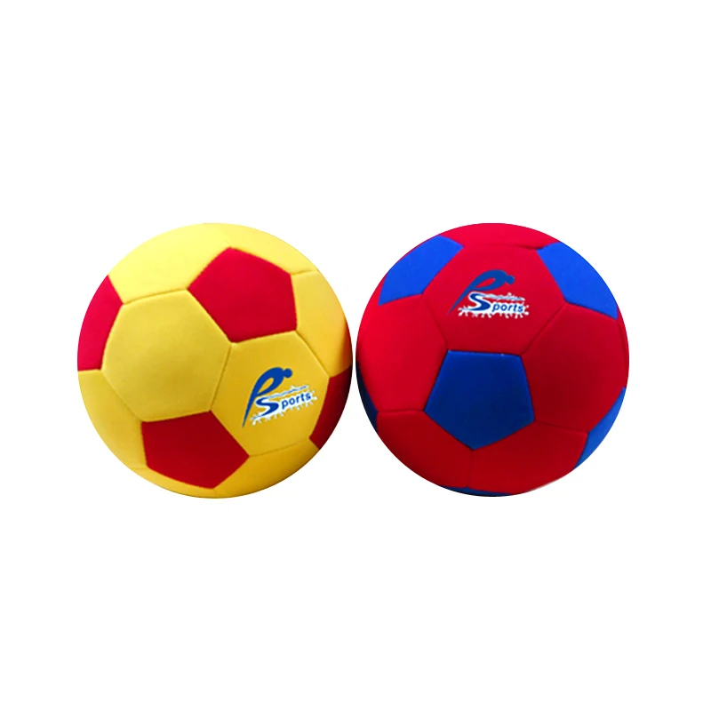 Summer Time Beach ball Game Soft Cloth Neoprene Soccer Ball