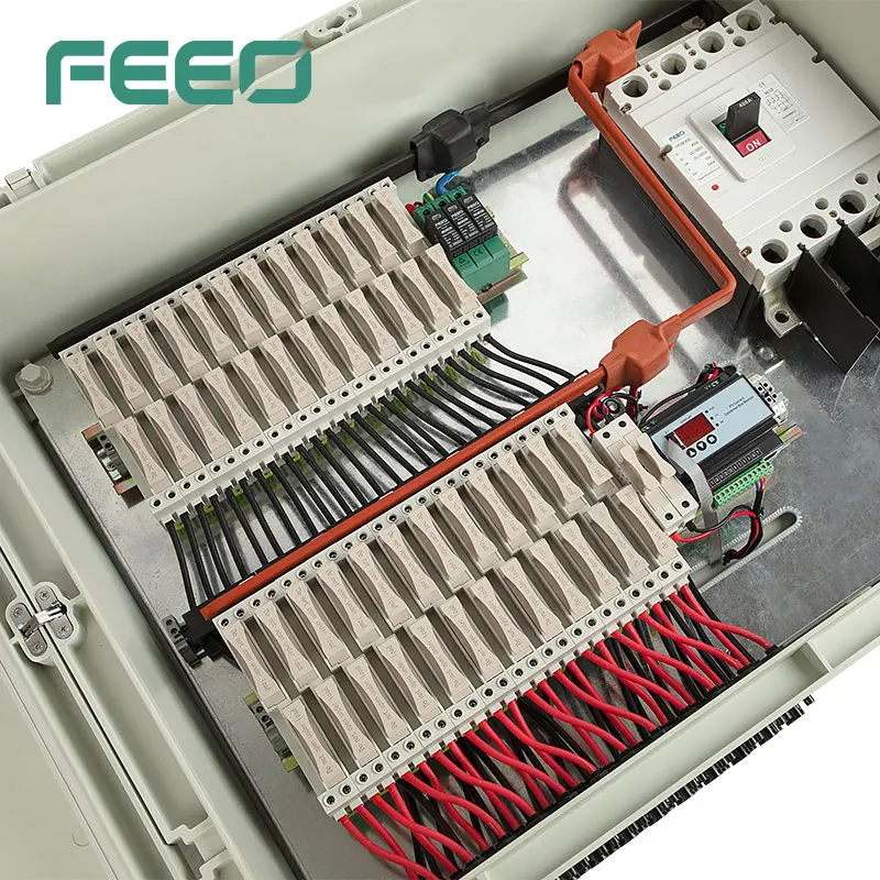 Комбайнер энергосистема Feeo 1500 В 24 в 1 блок совмещения солнечных струн постоянного