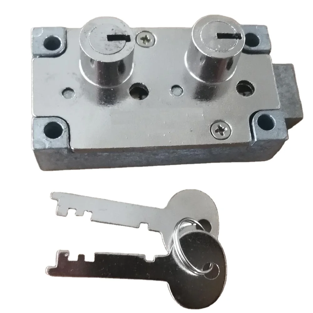 China manufacture Dual nose Guardian Key SAFE Deposit Lock for Strongroom Vault Door and bank cabine t locker