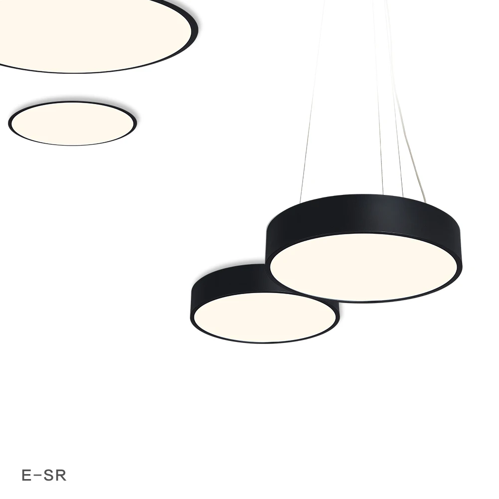 ECOJAS ETL Certification Round ceiling Indoor Decorative 30W40W50W60W72W92W office light led Library
