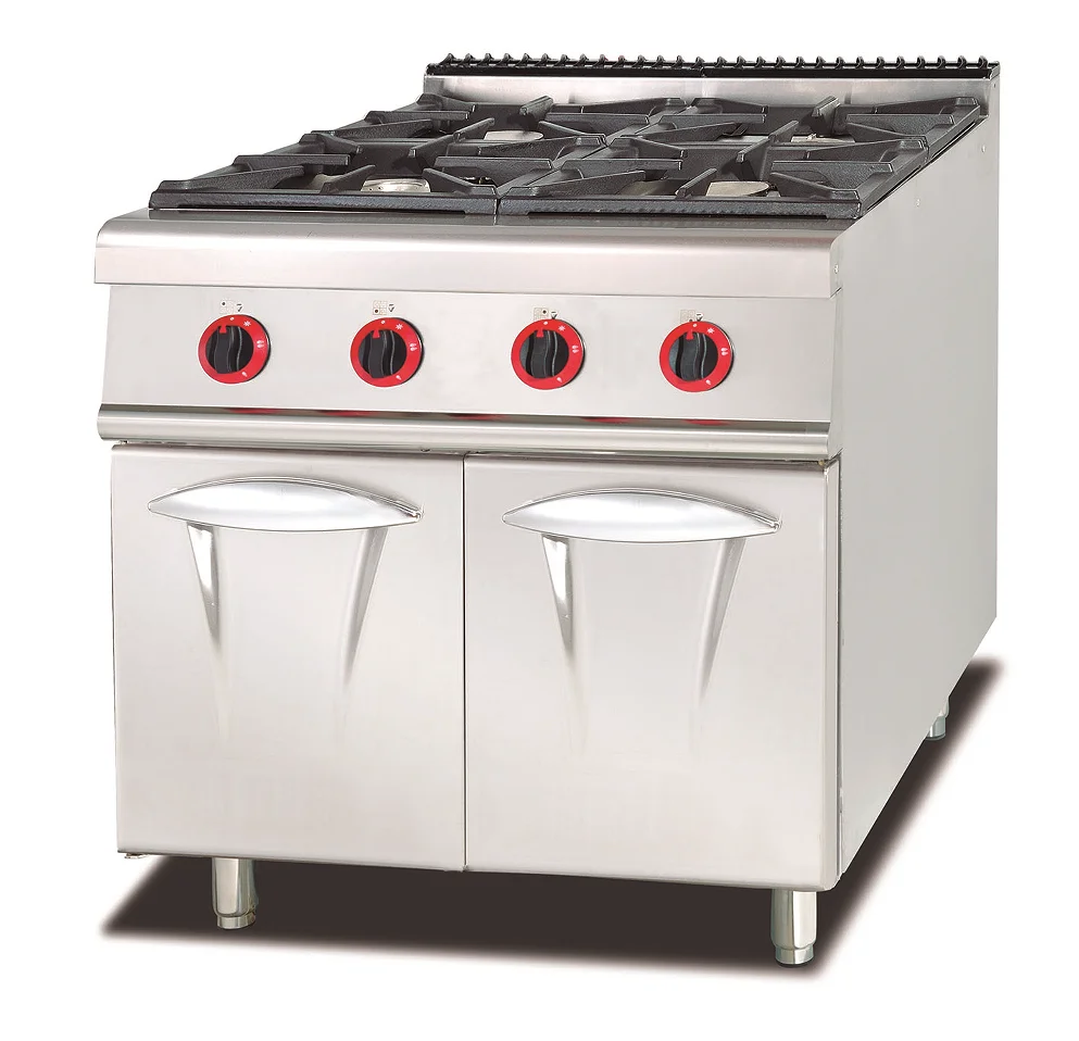 Competitive price New model gas Range with cabinet cover 4 burner Free standing gas stove with oven