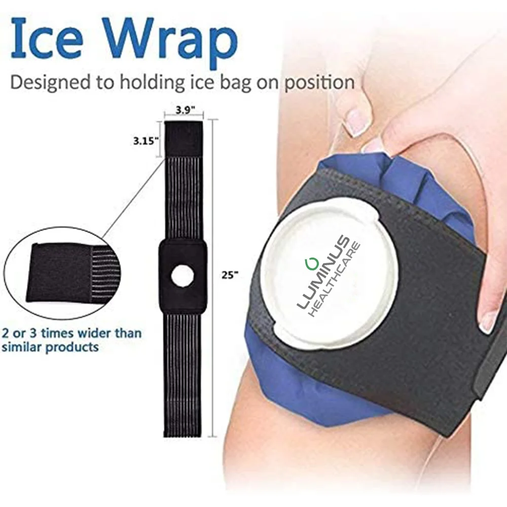 Waterproof fabric medic cloth ice bag reusable hot cold pack for pain relief
