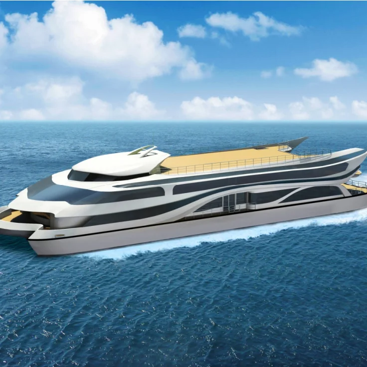 Marine Catamaran sightsee Aluminum Passenger   Boat