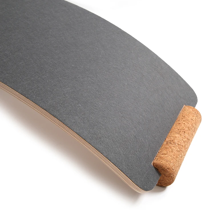 New Design Fitness land extreme sport wooden balance board Kids Body Trainingtraining Board with cork cork bar