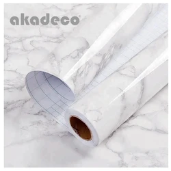 Decorative Marble Wall Covering Wall Paper Roll Kitchen Table Vanity Peel And Stick Wallpaper Self Adhesive Contact Paper