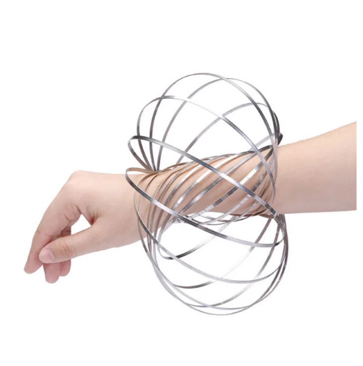 Wholesale  304 stainless steel amazing flown ring toy  magic rings