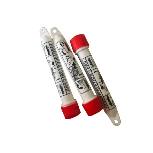 wholesale cheap price identification card tube for  inflatable liferaft