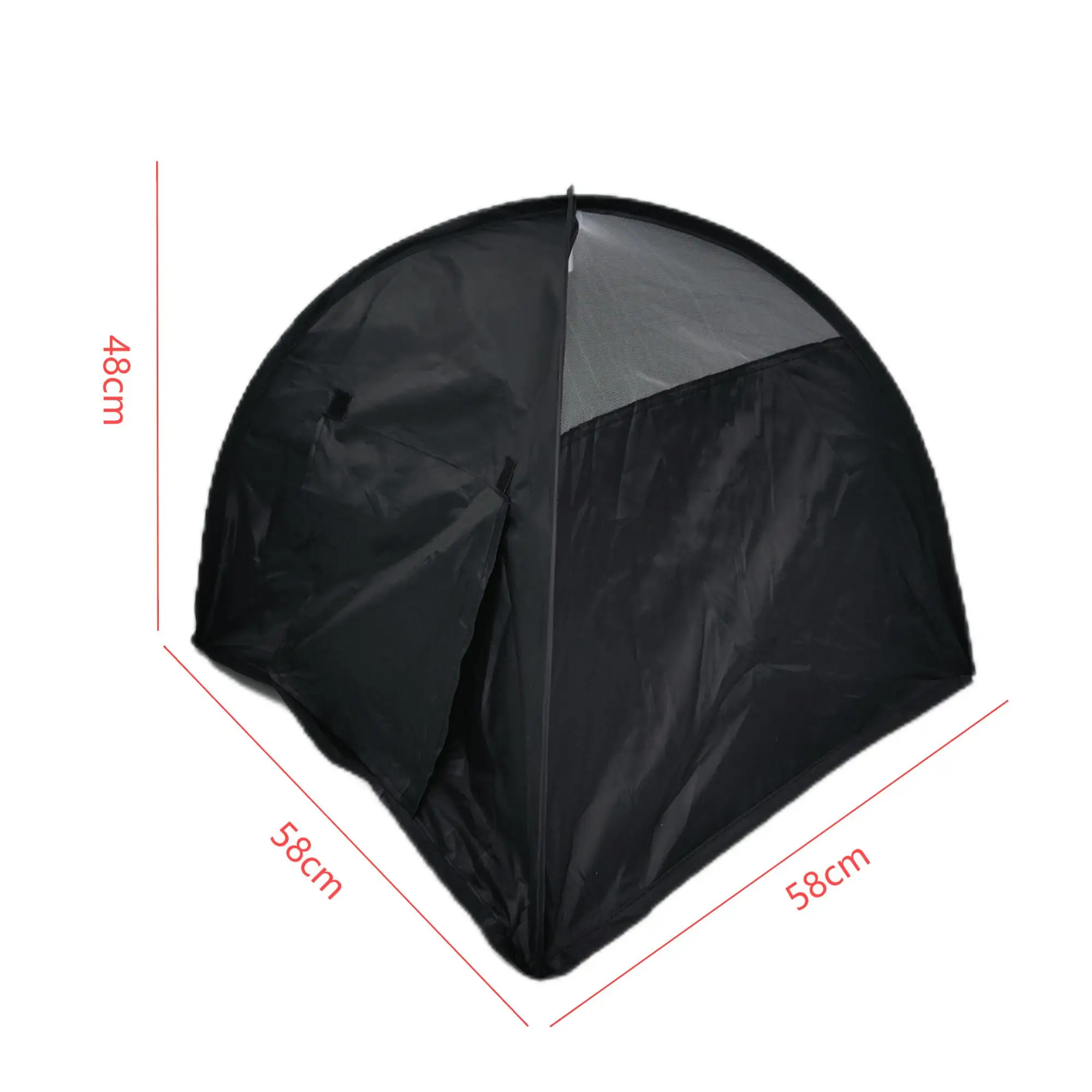 Black Folding Pet Playhouse Cage Cat Dog Indoor&Outdoor Lightweight Durable Small Animals Tent House Wholesale Customized