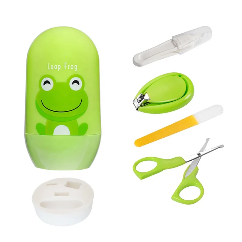
Baby Nail Care Set 4 in 1Baby Nail clipper Baby scissors tweezers New Born Safe Manicure 