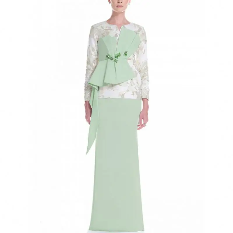 Hot Selling Baju Kurung Maternity Dresses Muslim Jilbab Woman Thailand Islamic Clothing Jubah Muslimah Denim Abaya Dress