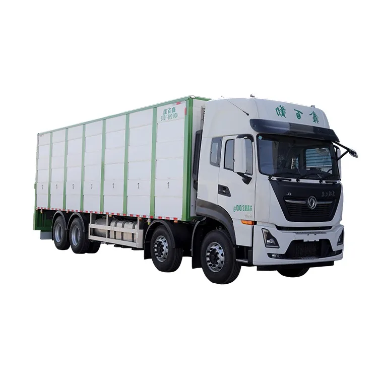 8x4 Dongfeng 315hp грузовик для домашнего скота доставки