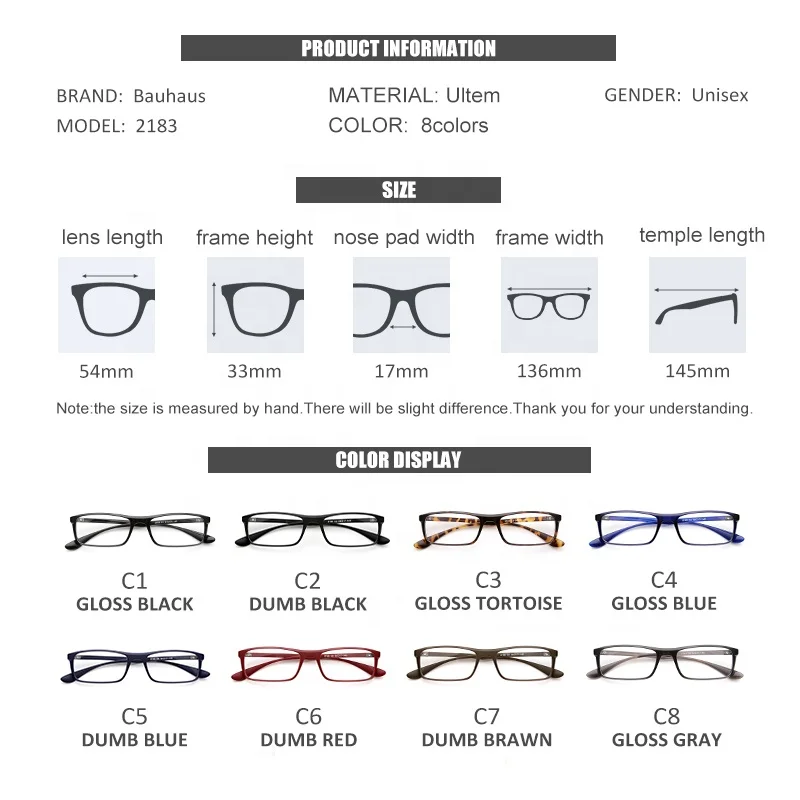 2183 готовые очки по рецепту для близорукости, оправы для очков Ultem