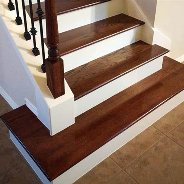 45mm Prefinished solid Red oak Stair Treads
