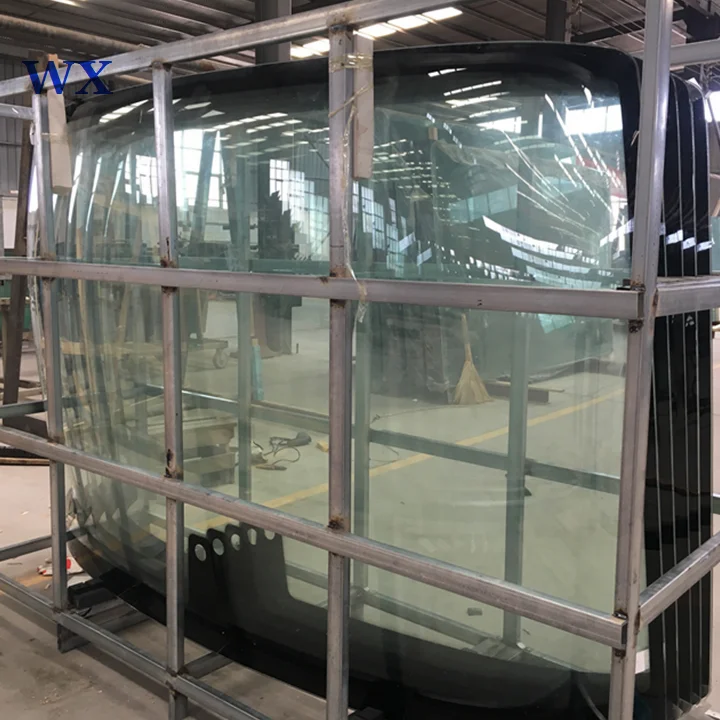 Bus Front Tempered Windshield Glass