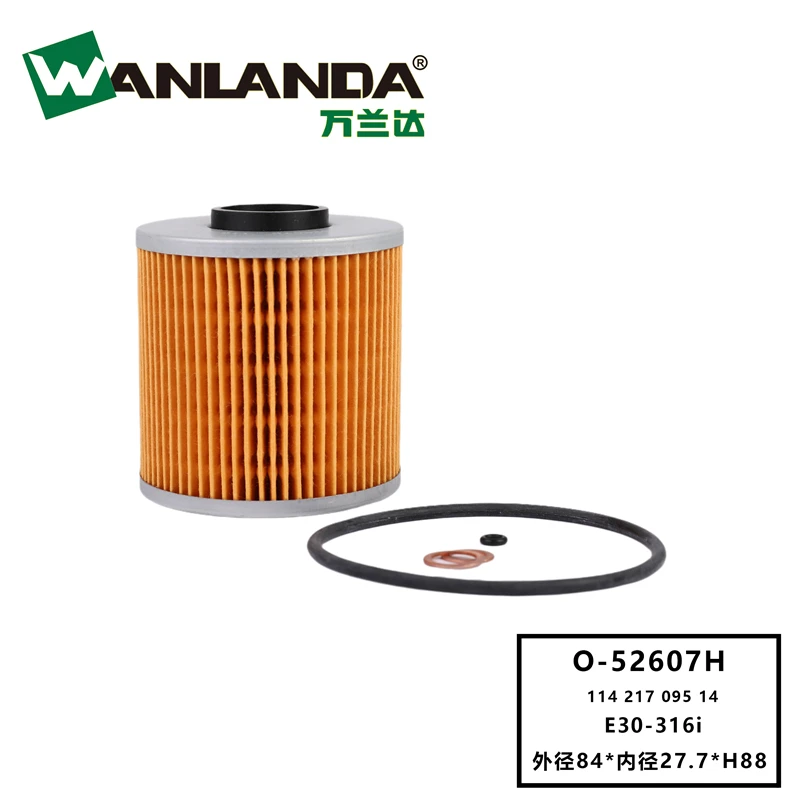 Japan Paper Oil Filter Element 11421727300 for BMW