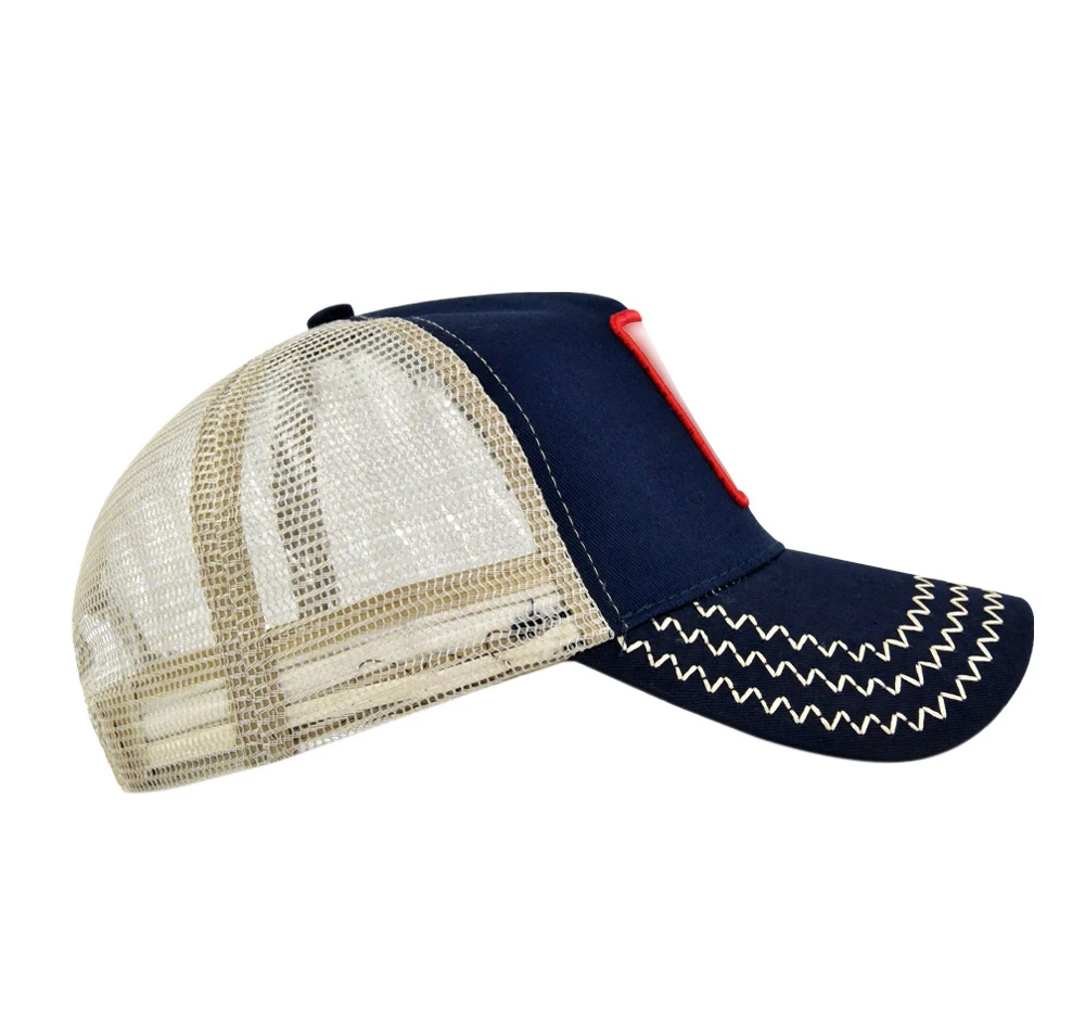 Wholesale Hip Hop Breathable Mesh Men Trucker Hat Duck Anime Cartoon Baseball Sports Caps Goo-rin Bros Caps