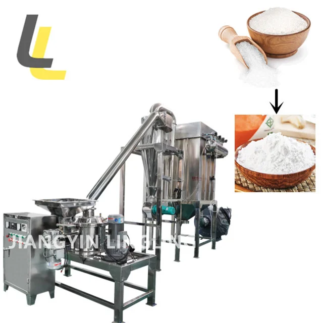 WFJ Stainless Steel Sugar Chili Spices leaf Salt Powder grinder grinding mill machine Air Classifier Mill