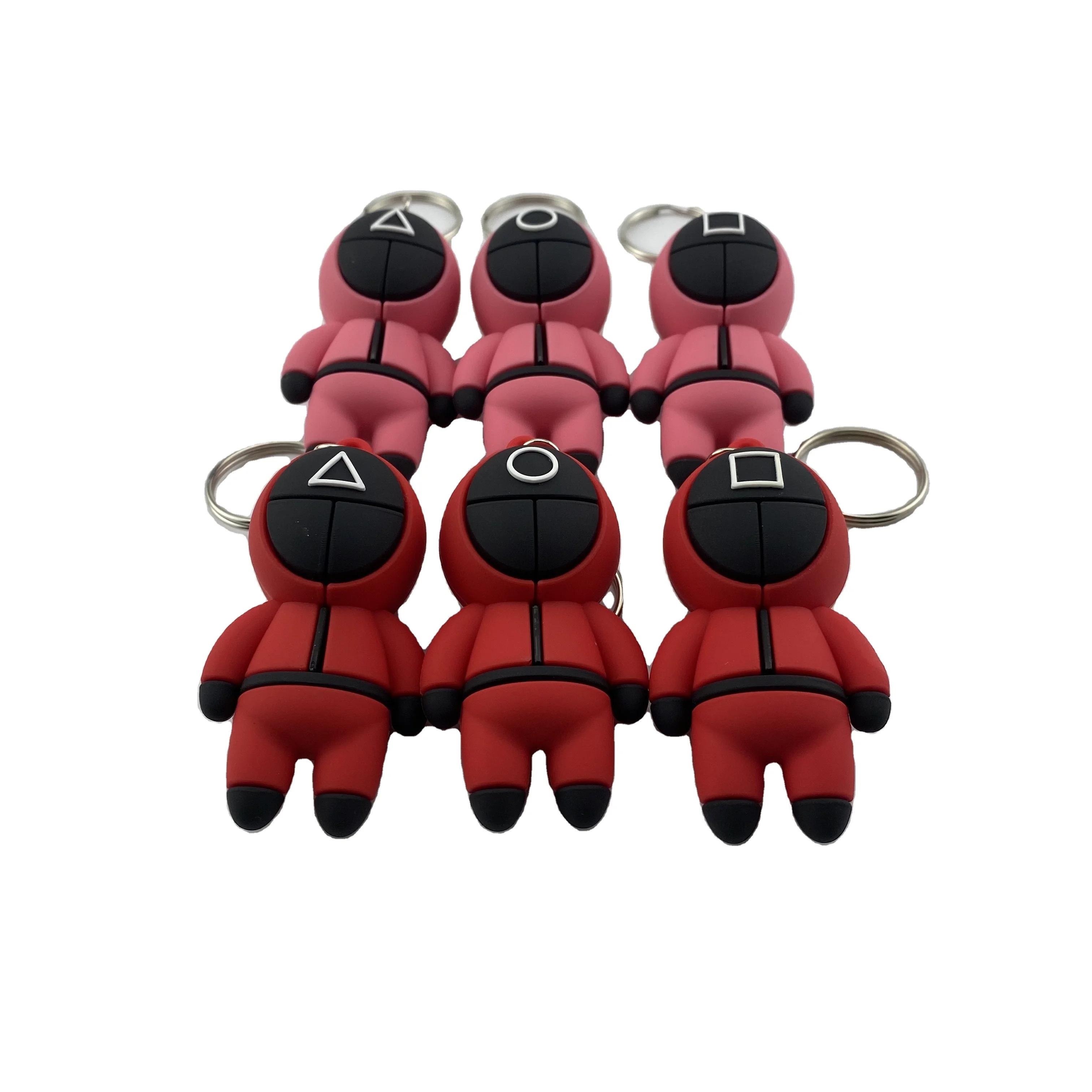 Factory In Stock Korean TV Squid Toy 3D Soft Rubber Cosplay