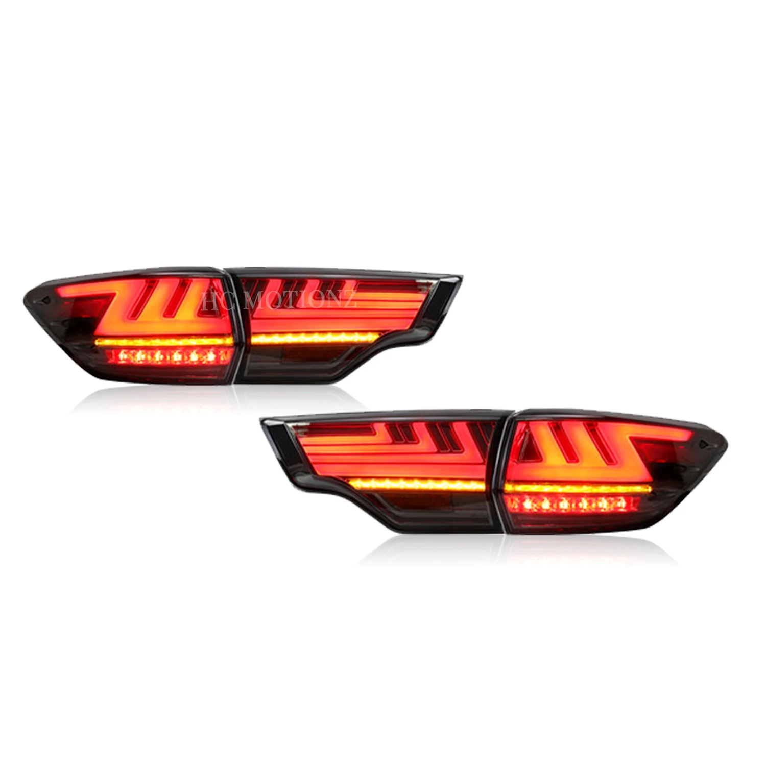 HCmotion Factory Wholesales Front lights Full LED Kluger LE XU50 rear lamp 2014-2019 Tail Lights For Toyota Highlander