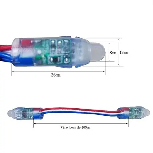 Rgb светодиодная Пиксельная лампа 16 мм Pixel Light/12 Ws 2811 Bullet Led