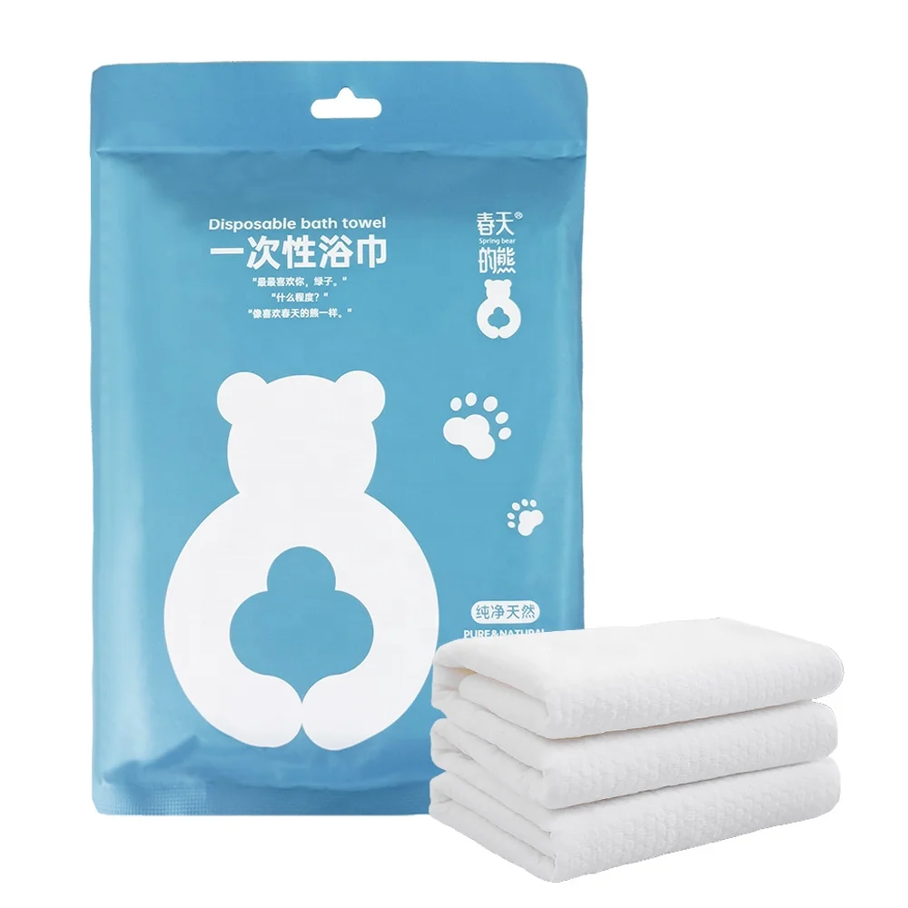 Custom Soft Bath Cotton Towel Hotel Travel Disposable Cotton Bath Towels and Bath Sheets