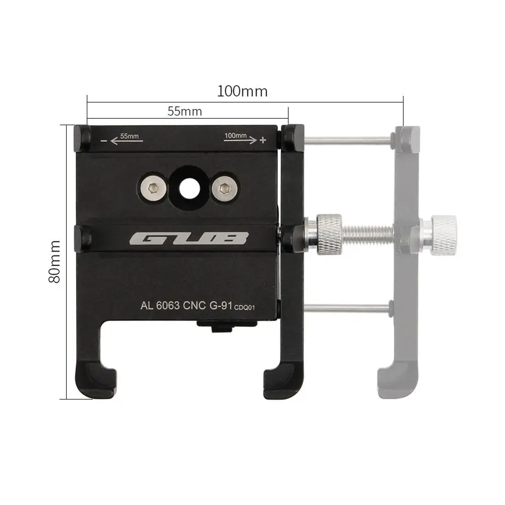 GUB G-91 Rechargeable Mobile Phone Holder For Motor Cycle, Scooter, Autocycle, Aluminum Alloy Phone Mount