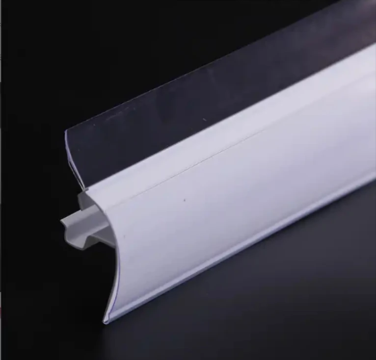 High Quality Wholesale Label holder Label rack strip plastics Supermarket shelves with factory price