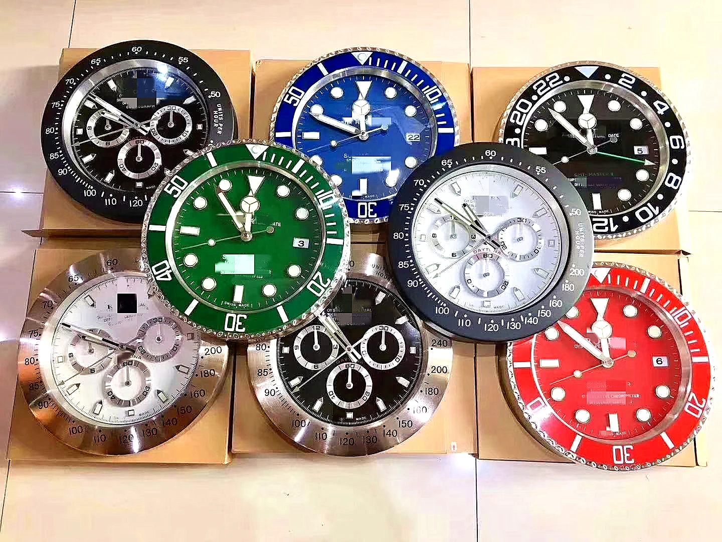 Digital Luxury Home Decoration Modern Watch Wall Clocks Unique Glass Office Art Creative Nordic 3D Quartz Analog Living Room