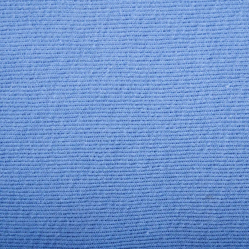 High Quality 60% Polyester 40% Cotton Single Ribbed Knit Fabric 226gsm Outdoor Sportswear Winter Jacket Fabrics