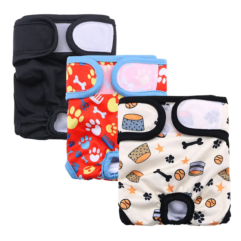 Wholesale Direct Sales Eco-Friendly Sustainable Sample Pet Dog Diapers Nappies Washable Reusable