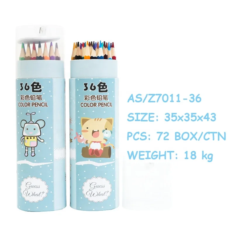 24pcs Hexagonal Barrel Colored Pencils Made from Natural Poplar Wood for Vibrant Coloring and Art