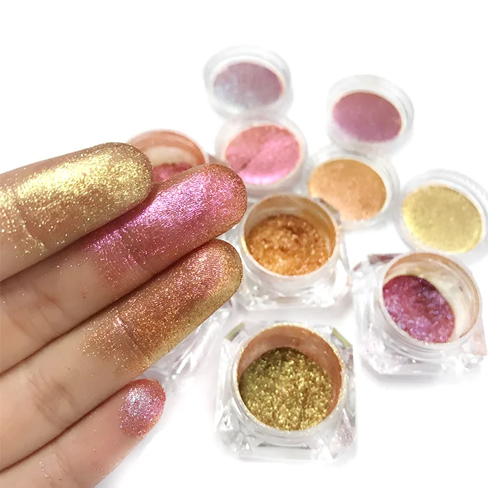 Kolortek duochrome chameleon eyeshadow mica powder private label single loose eyeshadow pigment