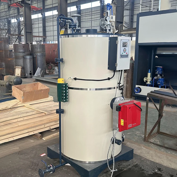 Small Gas Fired Steam Boiler100kg 200kg 300kg 600kg Vertical Diesel Oil Steam Generator Boiler for Sale