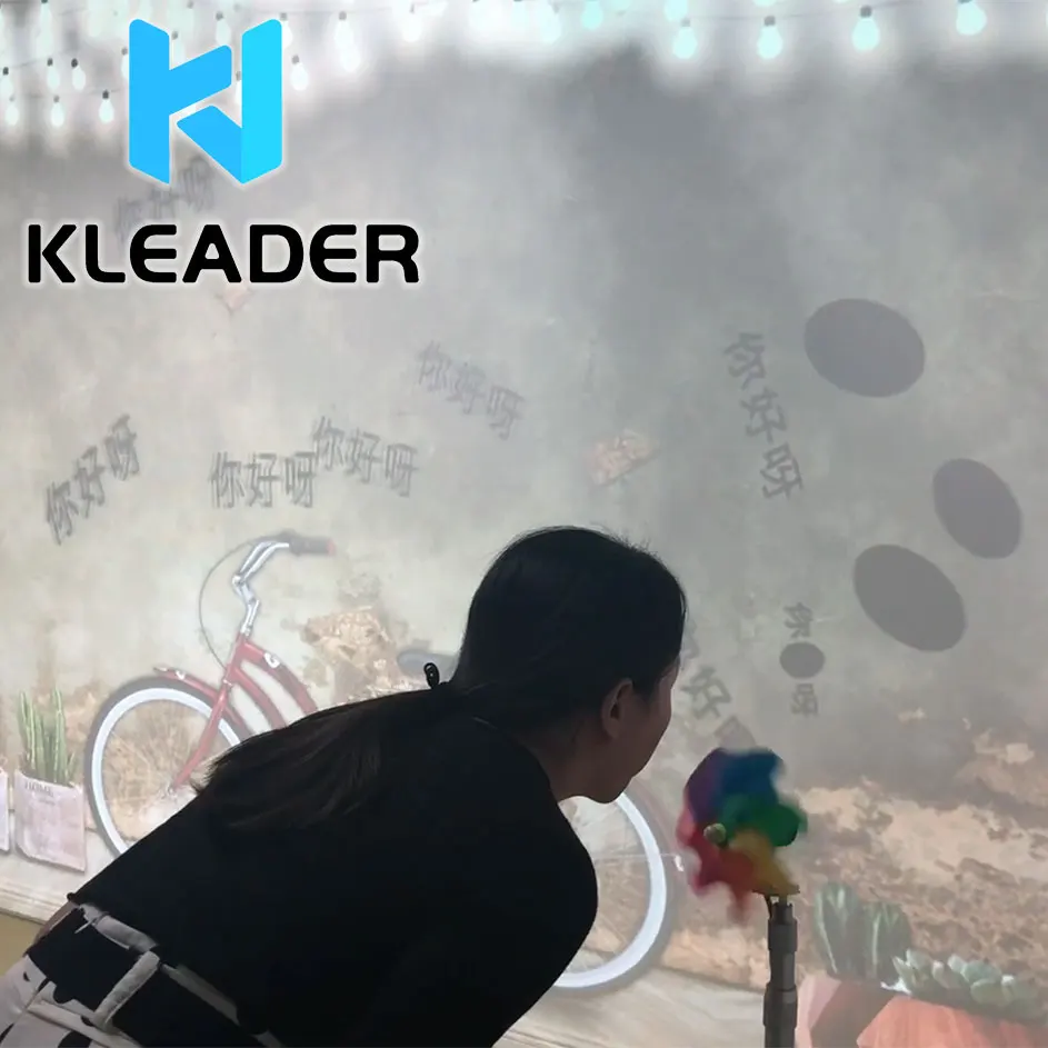 Interactive Dandelion allegorical artwork Projection Mapping dandelion art installation artistique interactive