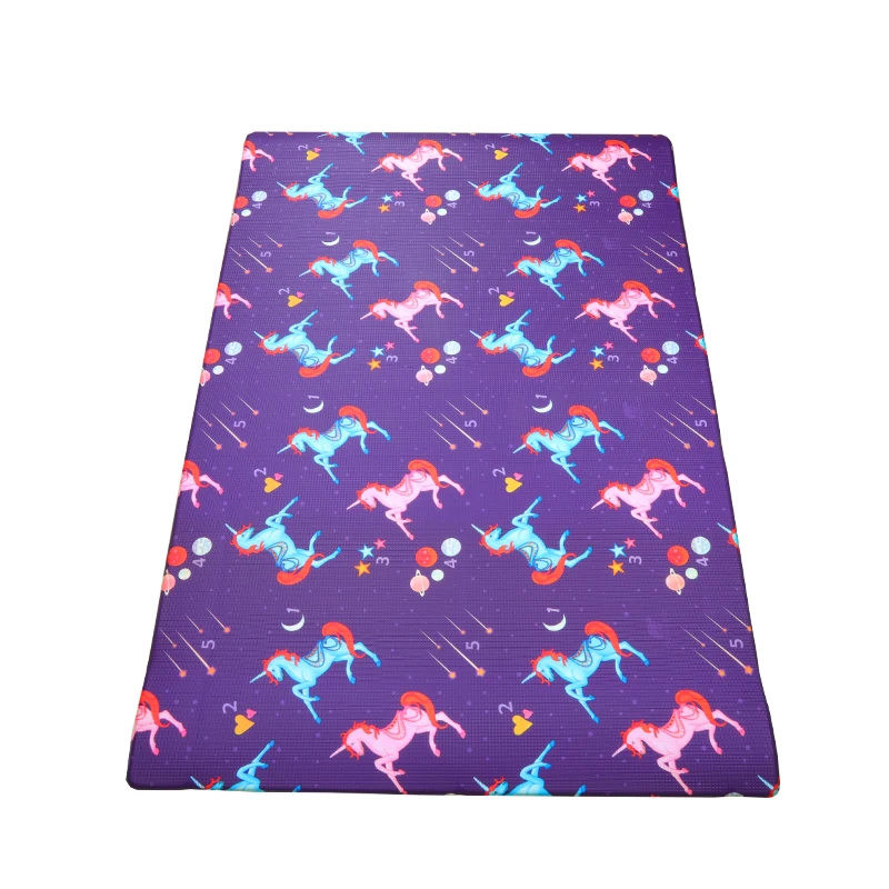 Manufacturer Wholesale Ocean Style Baby Mat Playmat Kids Tpu Play Mats With Pony Pattern