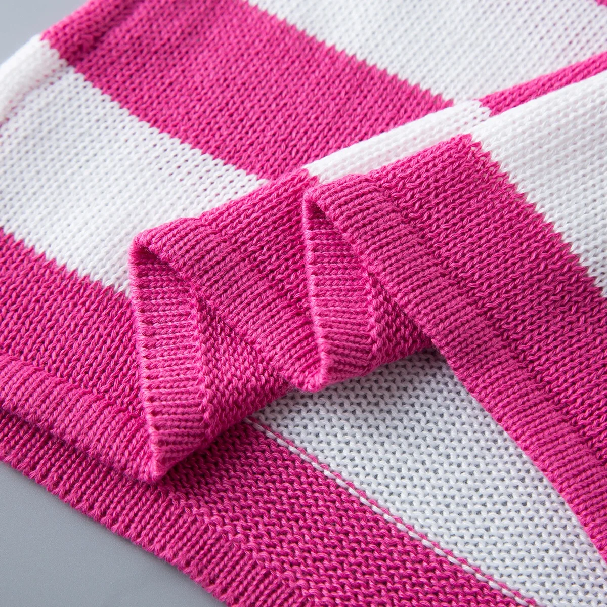 
Fashion Beach Style Custom Logo Ladies Two Piece Set Shirt Cloth Women Sweater 