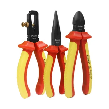 Proskit PK-28011000V Insulated Screwdriver & Plier Set for High voltage electrical New energy vehicles Charging repair station