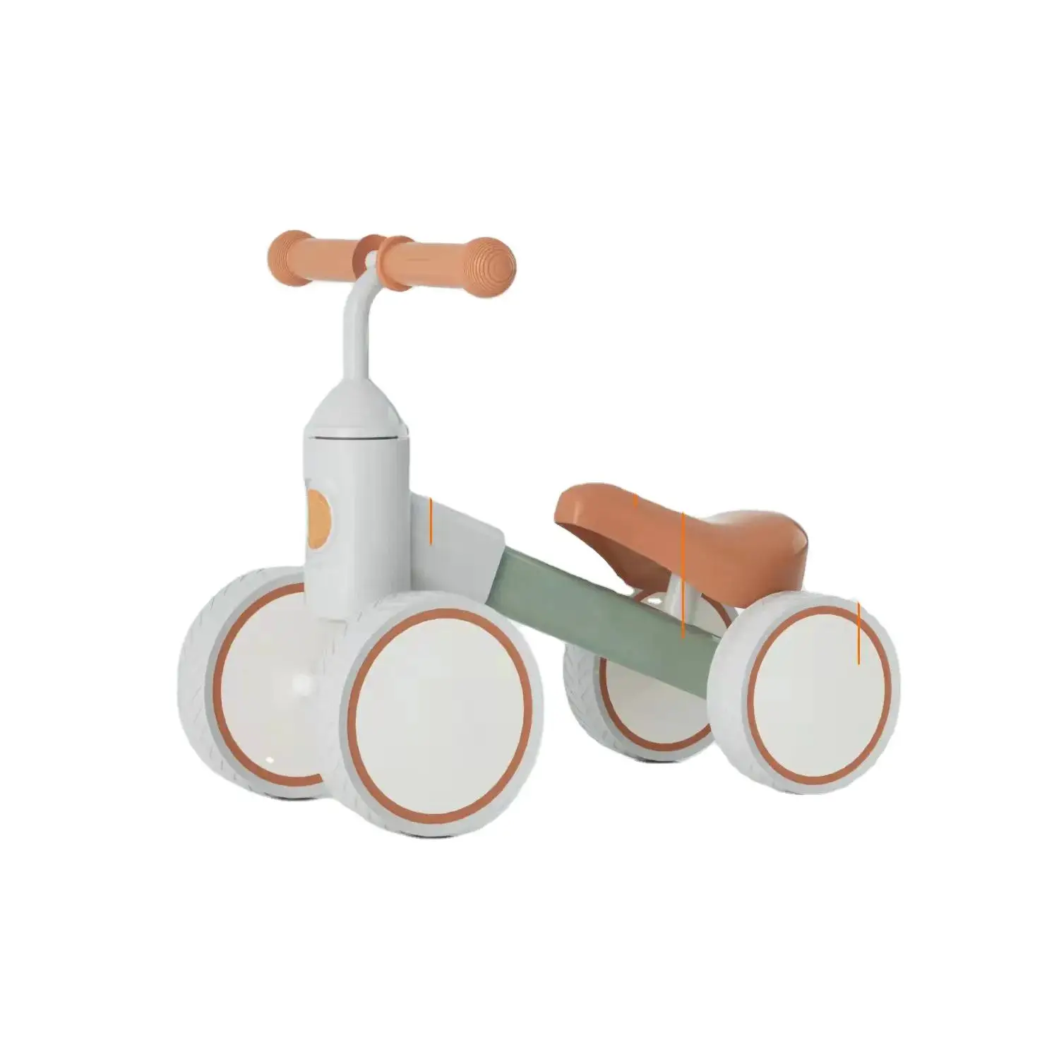 Oumeiya baby balance bike for 1 year old 4 wheels/kids balance bike 4 wheels balance bike no pedal