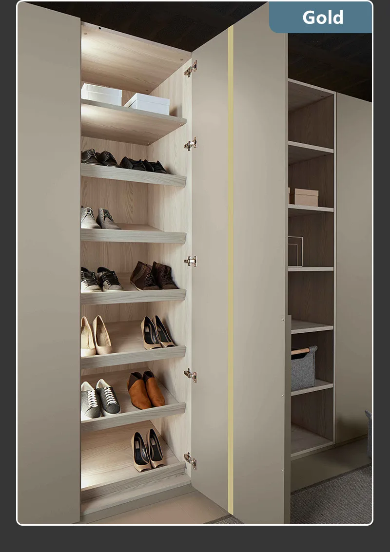 Wholesale Hidden Adjustable Wardrobe Cabinet Door Straightener Wardrobe Wood Door Straightening Aluminum Bar