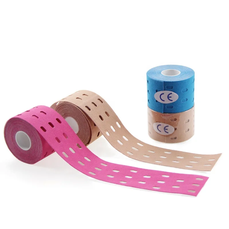 Punched Box Dynamic Breathable  Sports Athletic Tape Kinesiology Tape