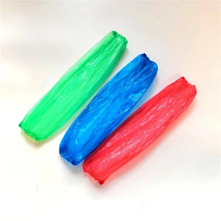 Food Industry OEM Plastic PE Stain Proof Waterproof Disposable Oversleeve Plastic Sleeved Cover