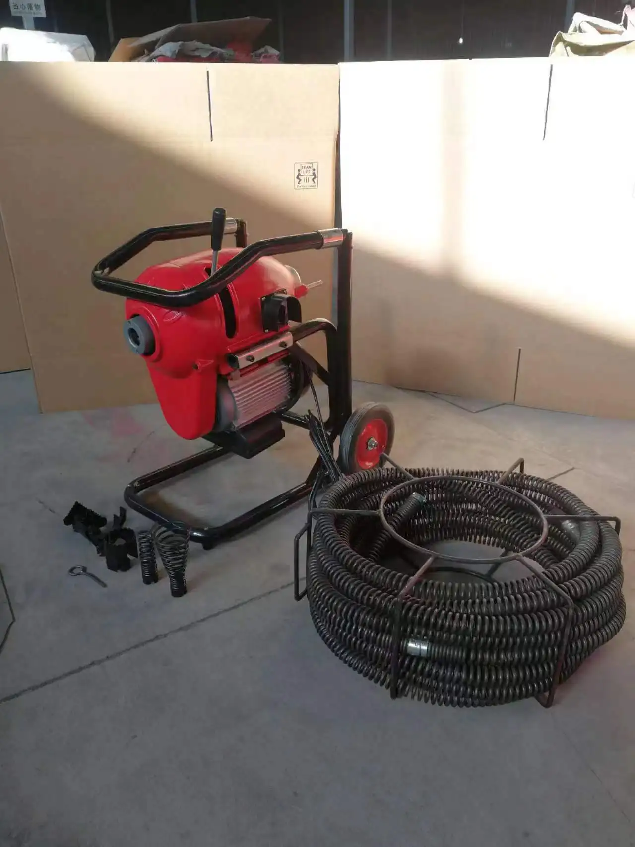 30MM Drain Pipe Cleaning Machine Multifunctional Portable Electric Tube Sewer Cleaning Drain Cleaner Machine