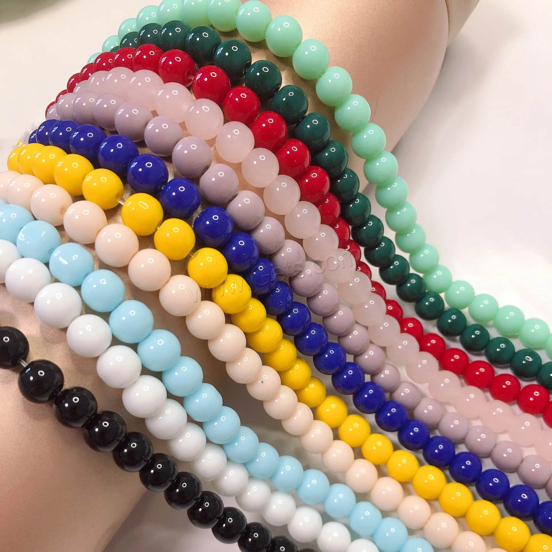 Wholesale Natural Stone Round Loose Beads Crystal Gemstone Loose Stone Beads 8MM