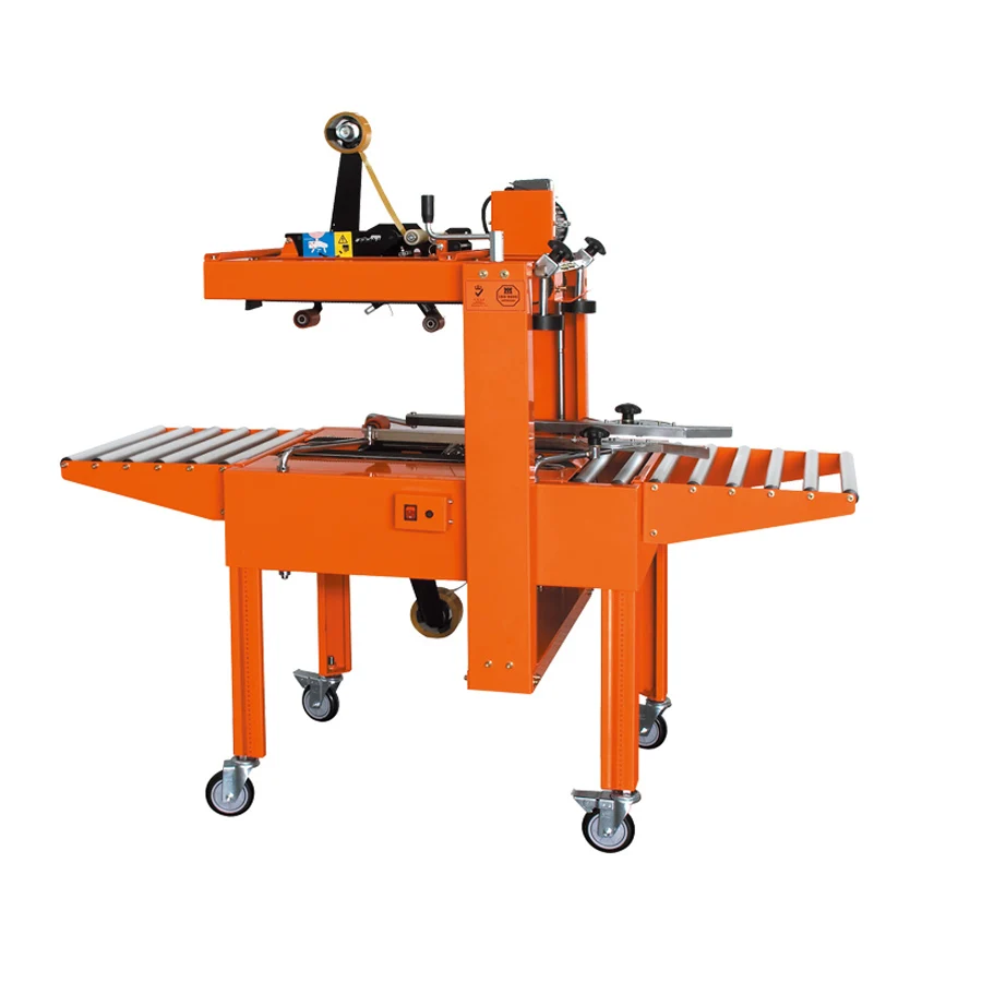 Automatic Continuous Sealing Machine Band Sealer Packing Machine Adjustable Carton Case Sealer