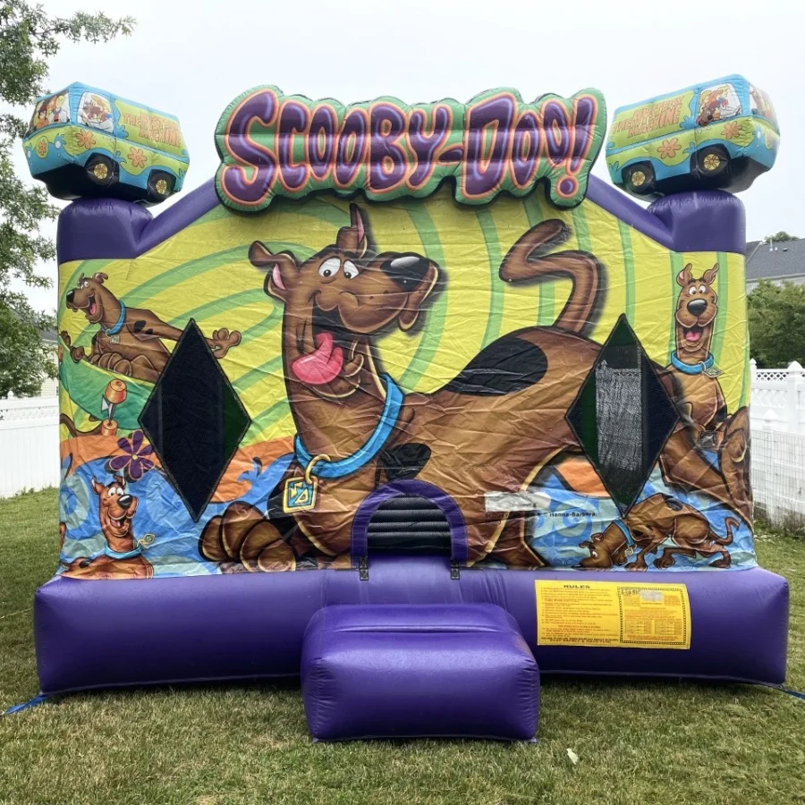 Scooby-Doo Inflatable combo,inflatable bouncy castle with slide, inflatable moonwalk for sale