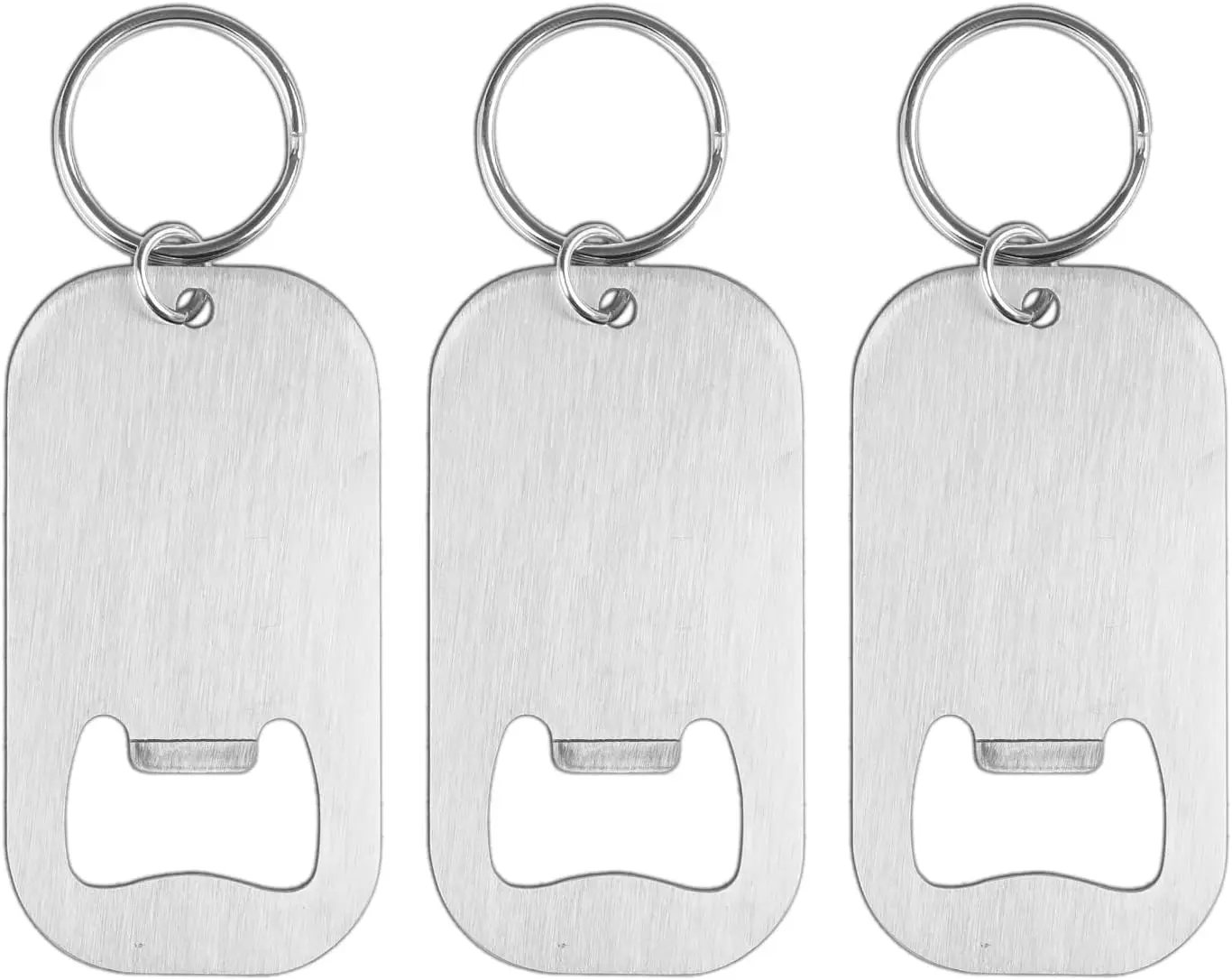 Dog Tag Bottle Opener Keyring Stainless Steel Bottle Opener Keychain, Dog Tags Stainless Steel Bottle Opener Key chain